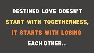 Destined Love Doesn&rsquo;t Start With Togetherness&hellip; It Starts With Losing Each Other || Psychology facts