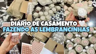 DIÁRIO DE CASAMENTO| fazendo as lembrancinhas😍🤍