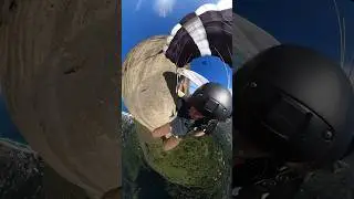 Cliff Jump in Brazil near Cliff Strike🤯😘 #basejump #cliffstrike #shorts #shortvideo