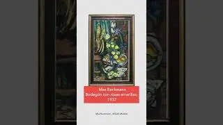 Bodeg&oacute;n con rosas amarillas - Max Beckmann