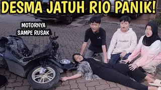 DESMA JATUH DARI MOTOR! SEMUANYA PANIK!