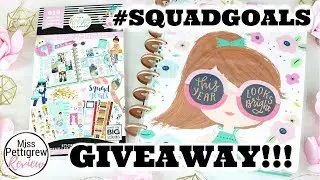 EPIC HAPPY PLANNER SQUAD GOALS GIVEAWAY & FLIP THROUGH!!!