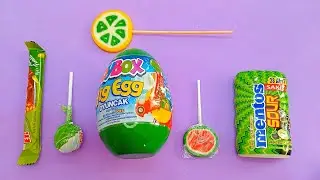 Satisfying video Asmr lollipops candy unboxing video Asmr opening video and chocolate gummy candy