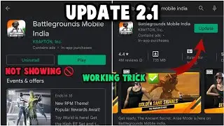 Bgmi 2.1 Update is not showing in Playstore 🔥Bgmi Update Problem fixed 100% working trick BGMI2.1