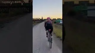 Typical night out ridding the levee gravel in the Westbottoms KC