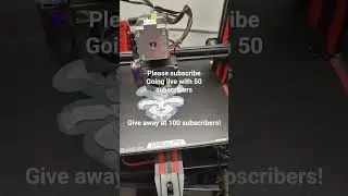 Panda print! Let reach 50 subscribers and go live for a full print #hellopanda #pandapro #3Dprinting