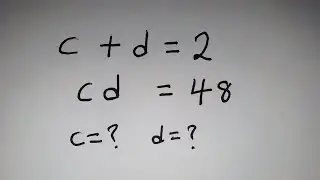 a really nice algebra problem