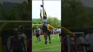 Montana Lemonious-Craig & Roman Wilson get 🆙 #Steelers #NFL #Shorts
