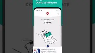COVID Certificate Check  App for Swiss Citizens