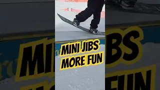 BIG TRICKS START ON SMALL FEATURES🤫 #snowboarding #motivation