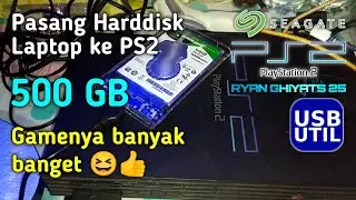 Cara isi game PS2 ke Harddisk Laptop/Harddisk Komputer (Mudah & Gampang) Caranya VIA USB UTIL 😁