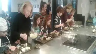 Making cupcakes at Powisset Farm in Dover