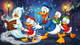 Donald Duck Meets the Singing Christmas Ghost! 🎶❄️ Funniest Holiday Night Ever | Donald Animation