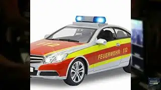 Review - Jamara 405127 Mercedes-Benz E 350 Coupe Fire Brigade Silver/Red 1:16 2.4G German
