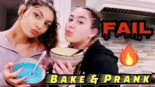 BAKE WITH ME//HICKEY PRANK ON MOM!