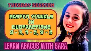 Subtraction Made Super Easy! Learn Abacus Visuals with Sara | Tuesday Class | Learn abacus with Sara