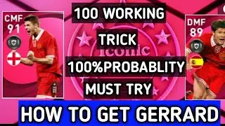 Liverpool iconic pack 100%working trick|how to get GERRARD|pes2021|peskings