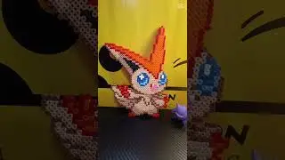 Victini bead art