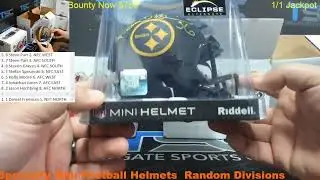 Break 1295 2021 Gold Rush Specialty Mini Football Helmets  Random Divisions