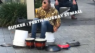 Busker : Perth Murray St Mall