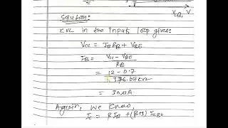 Numerical 12: The silicon transistor in the CE configuration is shown in figure