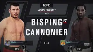 My first online match. In UFC4. Pure Jab fest!
