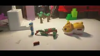 The dinosaur was killed by a big hamster| short film | stop motion animation 
