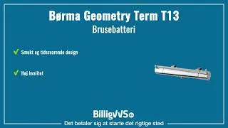 B&oslash;rma Geometry Term T13 brusebatteri EAN: 4015413314954