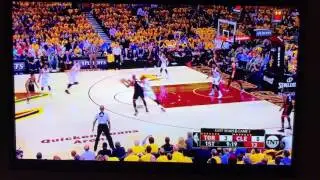 Kyrie Irving Lob off the backboard to LeBron James for a left-handed dunk