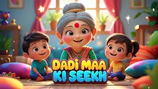दादी माँ की सीख | Hindi Nursery Rhyme for Kids | Sing Along Songs