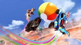 Beach Ball mode in Rocket League