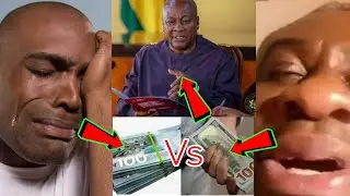 Ay3ka: See How Mahama Is Coll@psing Ppls Business With F@ke Dollar Rate-Full Details 