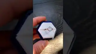 Round Natural Moonstone Ring.