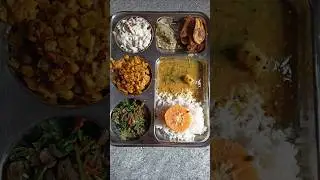 aji ra rosei || #lunch #food #thali #minivlog