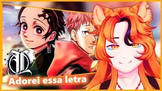 ♪ Tanjiro e Itadori | Sem Voc&ecirc; | LexClash Feat JRP | REACT VTUBER
