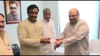 Shri Ram Madhav joins BJP in the presence of BJP President Shri Amit Shah - 10th July 2014
