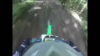 First full ride day on project kx450f!!! Maumee APV trails