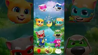 Talking Hank Vs Angela Wrong Head Challenges Tom Hero Dash#shorts#youtubeshorts#talkingtom