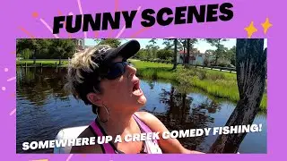 Funny Scenes Somewhere Up A Creek Comedy Fishing! (BEST COMEDY FISHING HONEY HOLE ON THE INTERNET!