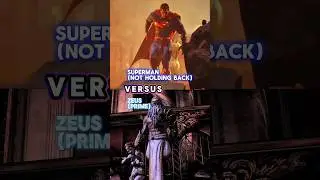 Superman SSKTJL Vs Zeus GOW #supeman #zeus #fyp #viral #edit #gow #Ssktjl