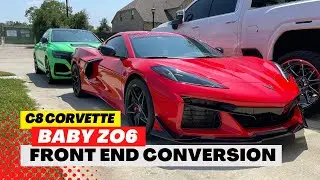 Unveiling the stunning C8 Corvette front end z06 conversion