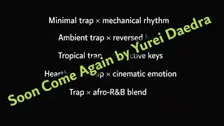 Soon Come Again prod. by Yurei Daedra 🎹 