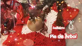 Pie de árbol navideños 🎄