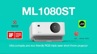 Ультрапортативный короткофокусный лазерный проектор Optoma ML1080ST