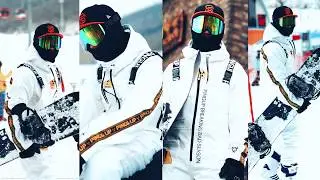 Pingup Unisex Breaking Bad Season Snowboard Bibs Snow Pants