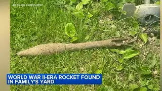 WWII-era rocket found in suburban backyard safely detonated