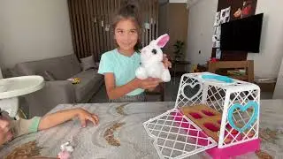 Распаковка мягкой интерактивной игрушки - кроликa🐰 | Pets Alive 🐇 | ZURU|