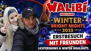 Walibi Holland Winter Bright Nights 2025 / Erstbesuch mit Freunden –Lichtershows & Winter Highlights