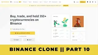 How To Clone Binance.com Home Page || Part 10 ✅