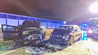 Schwerer Blitzeis-Unfall auf Bundesstra&szlig;e bei Willst&auml;tt fordert 7 Verletzte